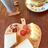 朝ごはん♯オムレツサンド