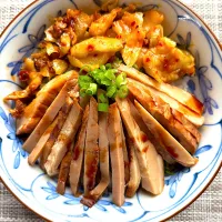 焼豚とセロリ醬搾菜のどんぶり|栃倉 直人さん