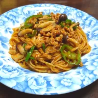 デミグラスミートパスタ😍🍝👍| ソコツモノさん