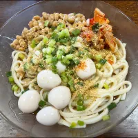 納豆キムチうどん|アクちゃんさん