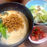 豆乳坦々うどん|ゆずゆずさん
