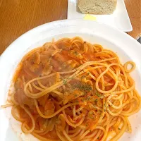 あさりのトマトソースパスタ|besさん
