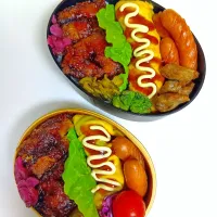 5/8　息子と私のお弁当| 豆大福さん