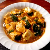 新玉ねぎの葉入り、麻婆豆腐| aoiさん