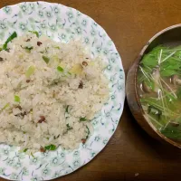 昼食　薬味チャーハン|ATさん