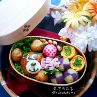 母の日〜肉巻きくまおにぎり弁当|kukulutomo ❁𓎪 ⡱𓎩‎𐩢𐩺𓎪 ⡱さん