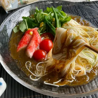 Snapdishの人気料理写真:もずくダレ素麺
