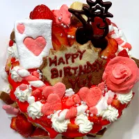 ハートの女王の誕生日ケーキ🎂
