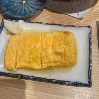 今日の晩ご飯@「桔梗屋  大須店」さん⑤  濃厚卵のだし巻き玉子　（実況中継中）|なびさん