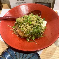 今日の晩ご飯@「桔梗屋  大須店」さん⑥  揚げシラス豆腐サラダ　（実況中継中）|なびさん
