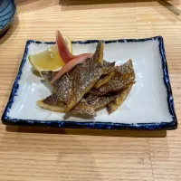 今日の晩ご飯@「桔梗屋  大須店」さん⑦  蒲郡産太刀魚塩干し　（実況中継中）|なびさん