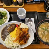揚げオムカレー|アクちゃんさん