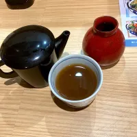 今日の晩ご飯@「桔梗屋  大須店」さん⑫  最後に蕎麦湯をいただきます　ご馳走様😋　（これでホントに実況中継終了です）|なびさん