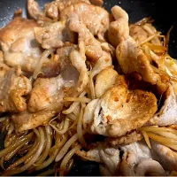 塩豚ともやしの炒め物|茶茶茶さん
