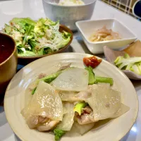 豚こまと小松菜と大根のとろっと煮|ぎんさん