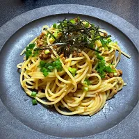 納豆パスタ