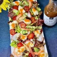 海鮮サラダ🥗 ミスジステーキ