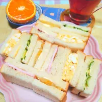 ティーサンドイッチ|うたかた。さん