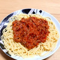 ミートソースパスタ