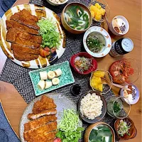 とんかつ定食🌱サボっていておまとめ投稿|さくたえさん