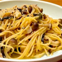 しめじとツナのスパゲティ|ヨシュアさん