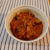 大豆のお肉で豚キムチ風|みりさん