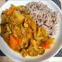 今日は炊飯器カレーじゃないカレー夜ごはん|m.rafuさん