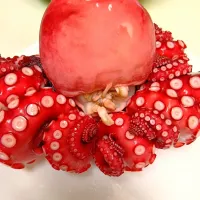 5/9　たこ焼きパーティー　タコまるごと😂