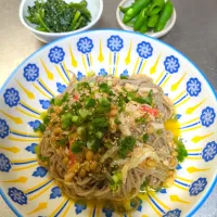 納豆ツナたまごカニカマの混ぜそば| Riapple🍎さん