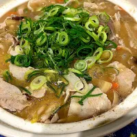 #夕飯　縄文ライスヌードル鍋