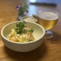 5/9の夕食　ポテサラ| yoneさん