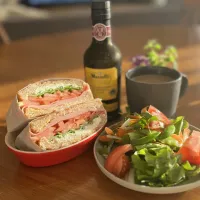 5/10の朝食　サンドイッチ