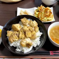 鶏胸肉のハニーマスタード丼🍯🐔|モモ&ハーブmama🐰🐹🐢🐠🦐❤️さん