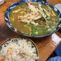 天カレーうどん、かやくご飯| buhizouさん