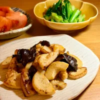 食感を楽しむ夜🌙やげん・筍・木耳のコリコリ三重奏！スパイス香る晩酌セット|kaeさん
