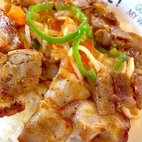 おっさんワンプレート　焼き肉|ひげおやじさん