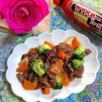 牛肉とブロッコリーの炒め物✨| ringonamaさん