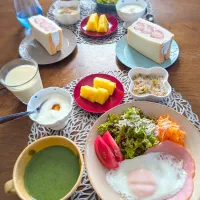 朝ごはん🌄！| まめころさん