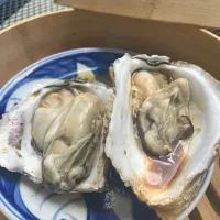 牡蠣のにんにく蒸し