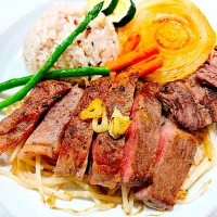 🐮夜【仙台牛サーロインステーキ】🥩|Laniさん