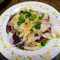 新タマたっぷり鰹のたたき|バンビさん