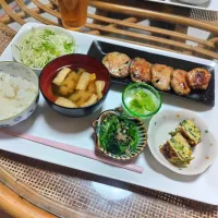 蓮根の肉巻き定食です✨|rikako♪。.:＊さん