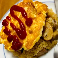 毎日でも食べたいかみさんの”オムライス”＠ 自宅飯|平大さん