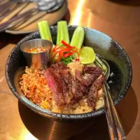 Tender Grilled Beef Fried Rice & Crispy Deep Fried Chicken Tendons 🥩🍚🐔🤤|An'leeさん
