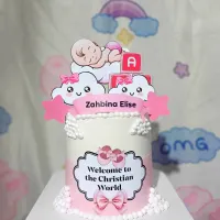 CHRISTENING CAKE (UBE MOIST CAKE)|Sweets by Loveさん