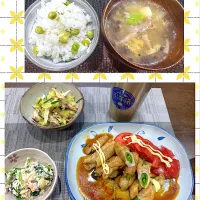 豆々 晩ご飯(笑)|sakuramochiさん