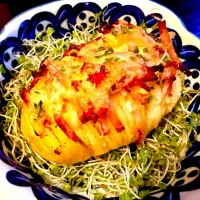 ハッセルバックポテト ベーコンチーズ