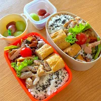 夫と娘のお弁当🍱🍙|シズソラさん