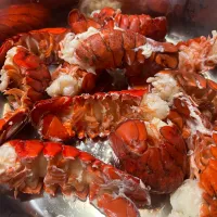 Steamed Lobster Tails🦞|🌺IAnneさん