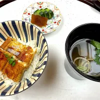 ミニ鰻丼セット|Food is lifeさん